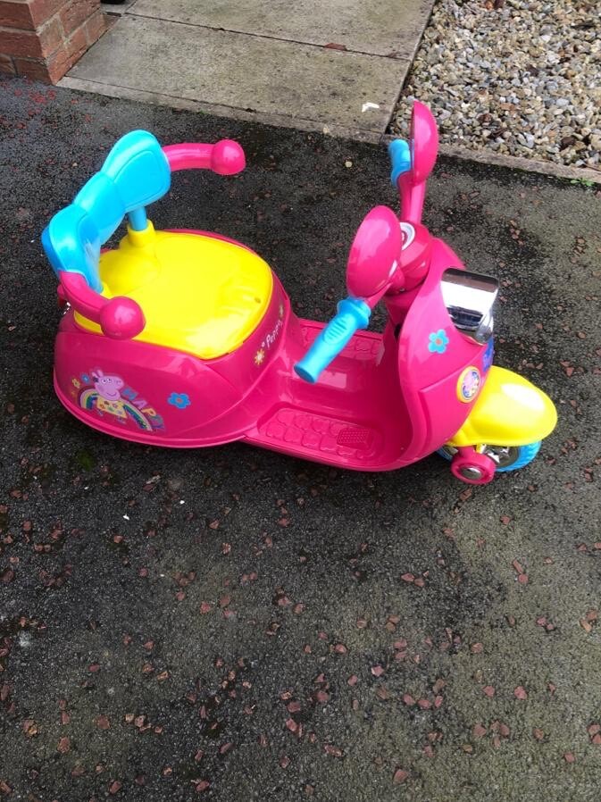 peppa pig battery operated trike
